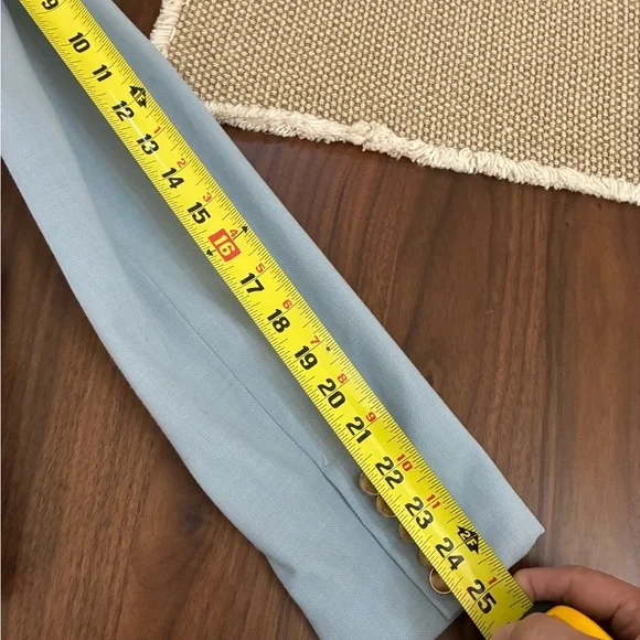 House of Harlow 1960 Gold Button Blue Blazer - Picture 12 of 13